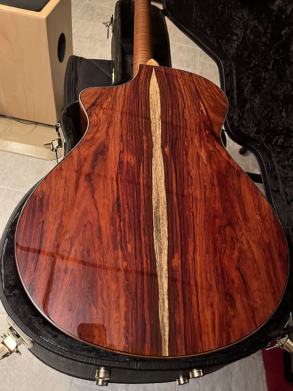 Premier Concert Thinline Edgeburst CE Redwood - East Indian Rosewood