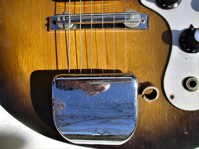 Teisco Model 481 Guitar, 1960's, Japan, 2 Ry Cooder Gold
