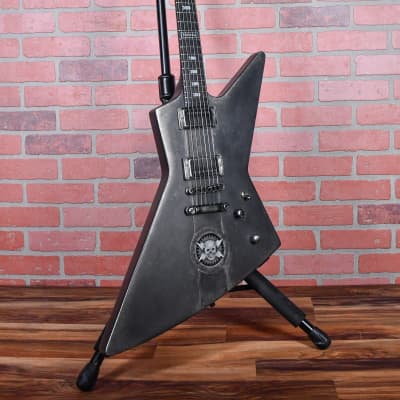 ESP Kiso Custom Shop MX-250 “Blitzkrieg” Customization by Hutchinson Guitar Concepts Satin Aged Metallic 2006 w/Gator Hardshell Case image 3