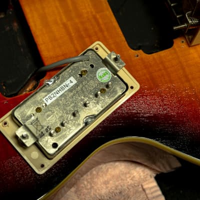 2014 Epiphone Les Paul Standard Pro Plustop Electric Guitar - Burbon Burst image 13