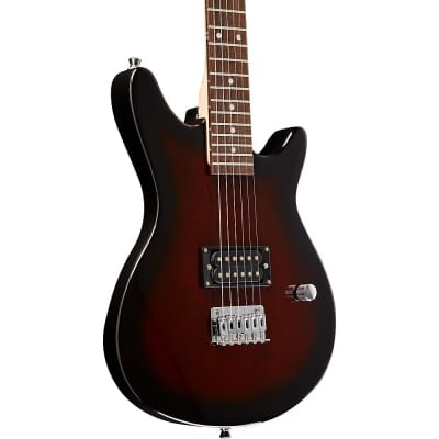 Rogue Rocketeer RR50 7/8 Scale Electric Guitar Wine Burst image 5