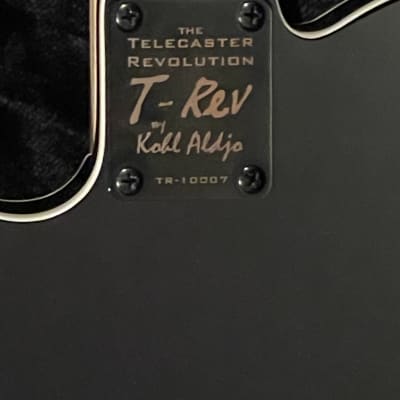 T-Rev, Black Rose "Tuxedo" Telecaster w. Cream binding, Texas Special pickups! (case included) image 6