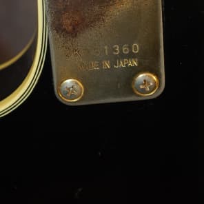 1976 Black Antoria Made in Japan Singlecut Custom Great Pickups SKG Gigbag image 8