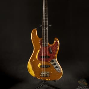 Fender Jazz Bass '73 Custom Relic 1994 Autumn Blaze Metallic image 1