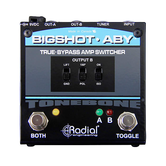 Radial BigShot ABY True Bypass ABY Switcher Pedal image 1