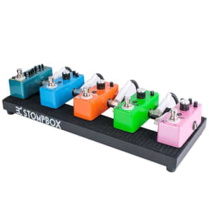 Mini Pedal Board Portable 14"x5.5"x1.2" Aluminum Alloy Simple Grab and Go Free Shipping image 5