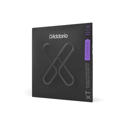 D'Addario XTC44 XT Silver Plated Classical Guitar Strings - Extra Hard Tension image 1