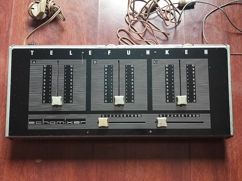 Vintage Telefunken Echomixer Reverb Echo Mixer Reverb