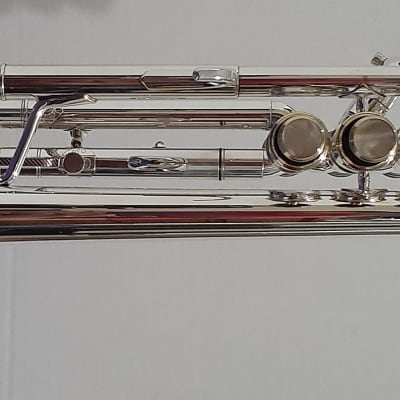 Getzen Eterna Large Bore 900S Model Silver Trumpet, Mouthpiece & Original case 1992-1994 Silver Plat image 13
