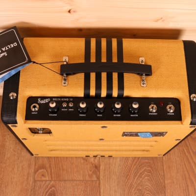 Supro Delta King 10 5-Watt 1x10 All Tube Guitar Combo Amplifier - Tweed / Black image 3