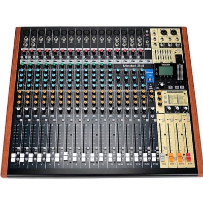 TASCAM Model 24 Multi-Track Live Recording Console with USB Audio Interface and Analog Mixer image 2