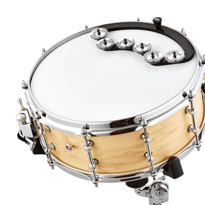 Meinl Percussion BBTA2-BK Backbeat Tambourine for 13-14" Drums, Stainless Steel Jingles (VIDEO) image 2