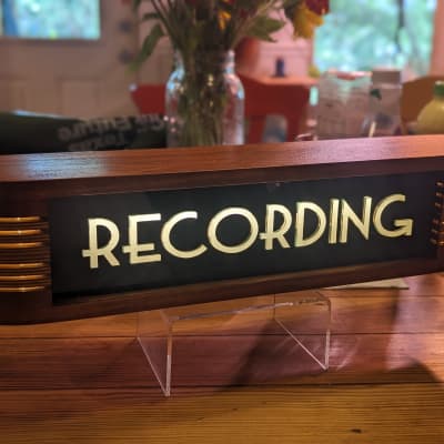 18" Studio Warning Sign - "Recording" image 2