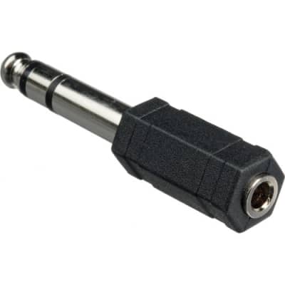 Hosa GPM-103 3.5 mm TRS to 1/4" TRS Adaptor image 2
