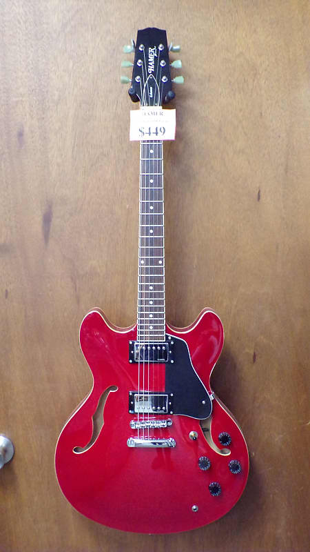 Hamer XT Echotone 2000s - Red | Reverb