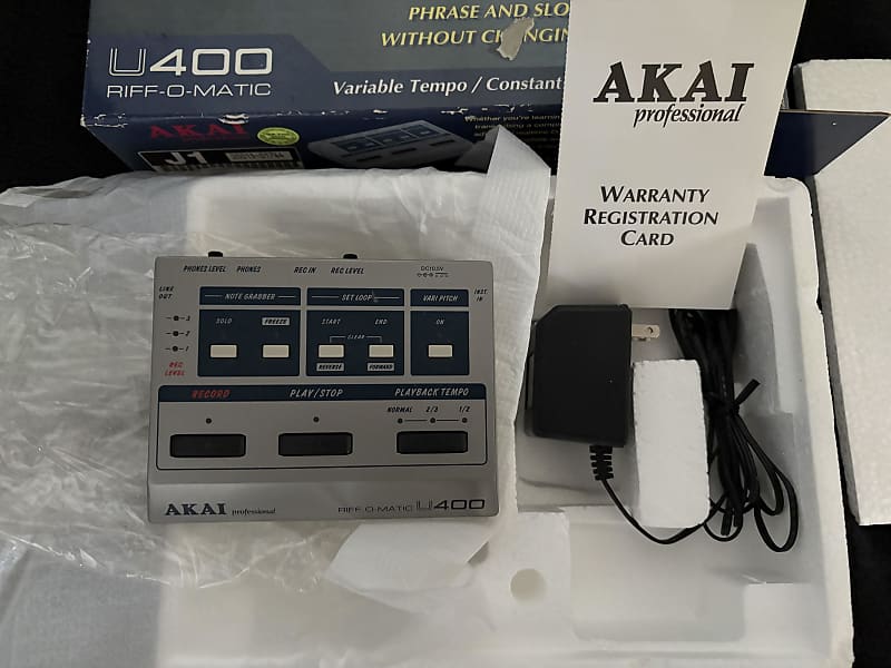 Akai U400 Riff-O-Matic Variable Tempo Phrase Sampler 90's
