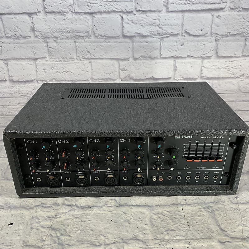 Toa MX104 Powered Mixer Reverb