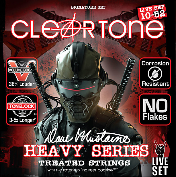Cleartone DML9520 Dave Mustaine Signature Electric Guitar Strings - Live (10-52) image 1