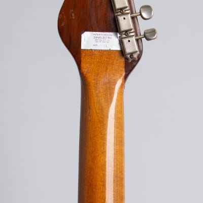 Coral Vincent Bell Sitar Semi-Hollow Body Electric Guitar, made by Danelectro (1968), ser. #828028, black tolex hard shell case. image 6