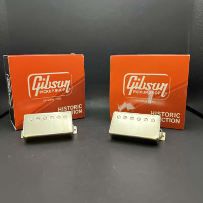Gibson   Custombucker Matched Set Humbucker Pickups Nh image 1