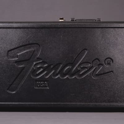 Vintage 1977 1978 1979 1980 1981 Fender Stratocaster Telecaster Molded Plastic Guitar Black CASE USA 1970s for sale