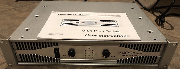 American Audio V4000 パワーアンプ Yahoo!オークション -「4000v」(楽器、器材) の落札相場・落札価格