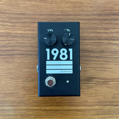 Reverb.com listing, price, conditions, and images for 1981-inventions-lvl-full-range-overdriver