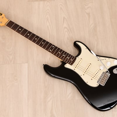 1983 ESP 400 Series ST465 Vintage S-Style Guitar Black, One-Owner w/ Case, Japan image 11
