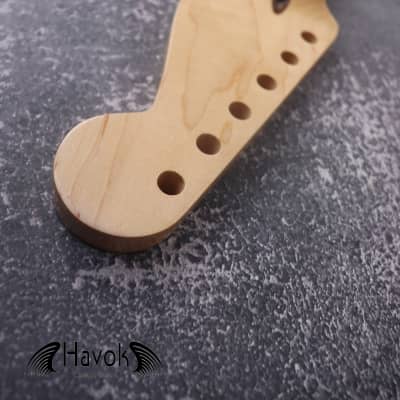 S Style Maple Gloss Neck Stainless Steel Frets, S-Style, 22 Medium Jumbo Jescar Frets, Electric Guitar Neck Part And Replacement Vintage image 10