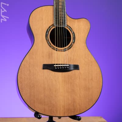 PRS Private Stock Angelus Cutaway Cedar Top Exotic Ebony Back Acoustic Guitar image 2