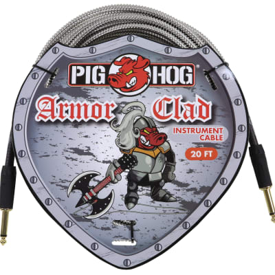 Pig Hog "Armor Clad" 20' Straight / Straight Instrument Cable PHAC-20 image 1