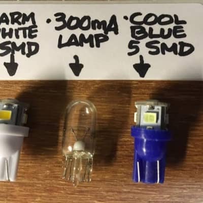 (10) Cool White LED Wedge Base Lamps 8v-/Pioneer SX //Sansui G-Models /Receiver/Kenwood KT-KR-KA image 4