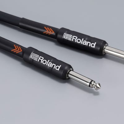 Roland Black Series Instrument Cable, Straight/Straight - 20FT / RIC-B20 image 2