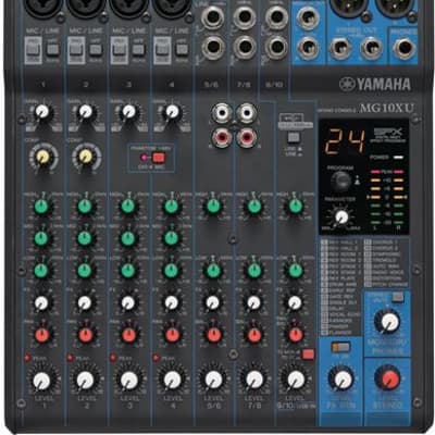 Yamaha MG10XU 10 Channel Stereo USB Mixer with Effects image 1