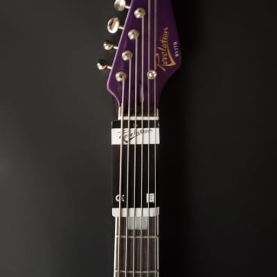 Revelation RVJTB Vibrant Purple 6 String Electric Guitar/Bass image 3