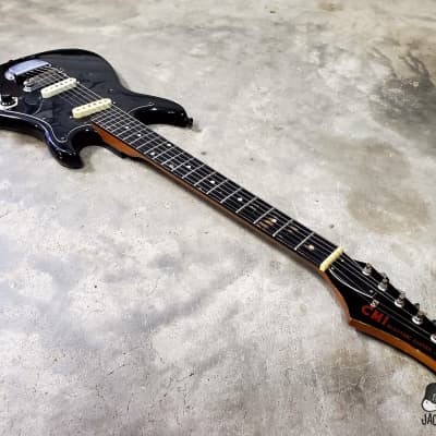 CMI / Cort "H-804" Slammer MIJ/MIK Electric Guitar (1970s, Black) image 20