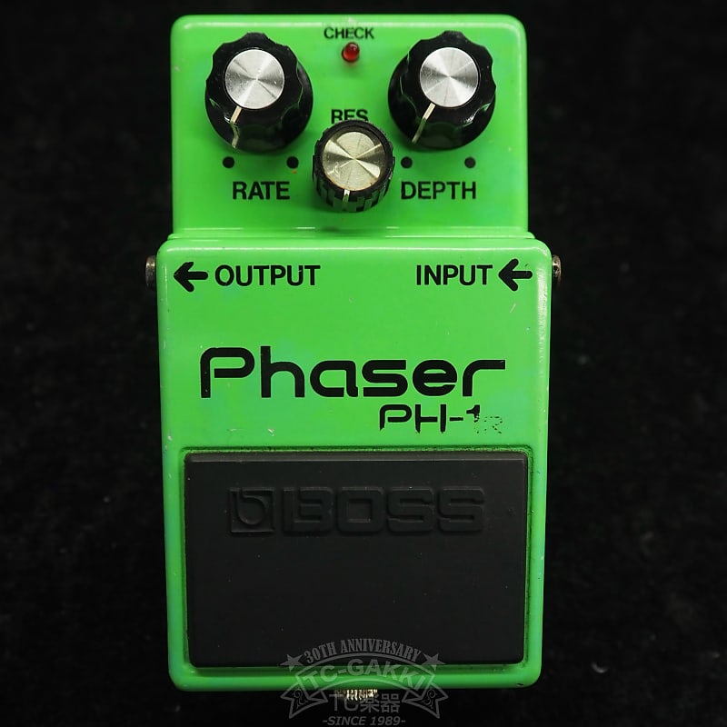 Boss PH-1R Phaser (Black Label) Japan 1981 - Green - Vintage