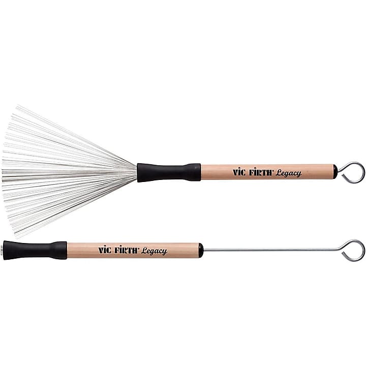 Vic Firth Legacy Wood Handle Retractable Brushes image 1