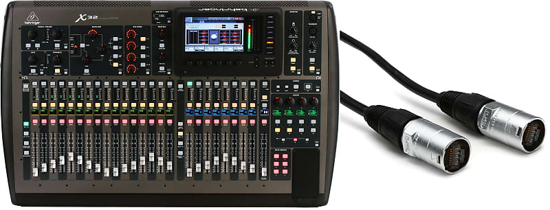 Behringer X32 40-channel Digital Mixer  Bundle with Pro Co C270201-240F Shielded Cat 5e Ethercon Cable - 240 foot image 1