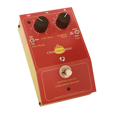 Reverb.com listing, price, conditions, and images for chandler-limited-little-devil-colored-boost-pedal