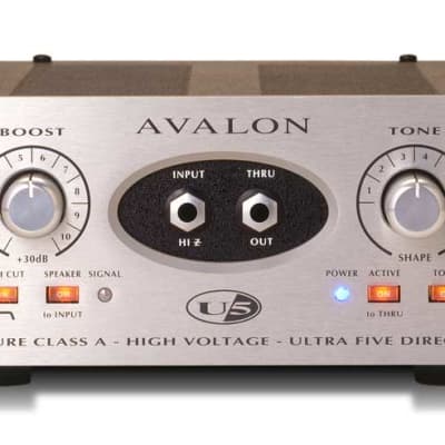 Avalon U5 Single-Channel High Voltage Instrument DI Preamp image 2