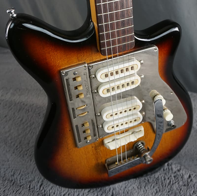 Guyatone LG-145T 4 pickup bizarre guitar mid 60's image 1