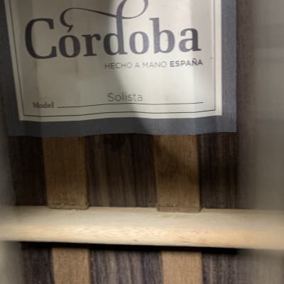 Cordoba Solista CD/IN Nylon String Classical  Guitar w/Humi Case - Natural image 3