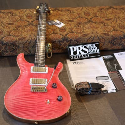 MINTY! 2019 PRS Custom 24 Artist Double-Cut Guitar Bonnie Pink 10 Top w/ Brazilian Board + OHSC image 1