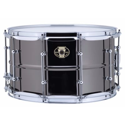Ludwig LW0814C Black Magic 8x14" Brass Snare Drum with Chrome Hardware