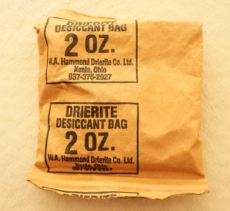 Drierite Desiccant bag for Gibson Les Paul Custom 1969 image 1