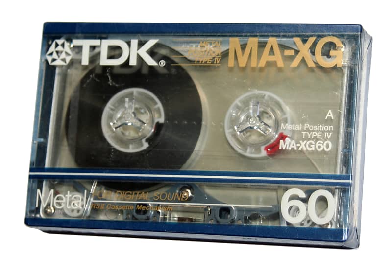 TDK MA-XG 60 Minute Metal Position Type IV RSII Reference Blank