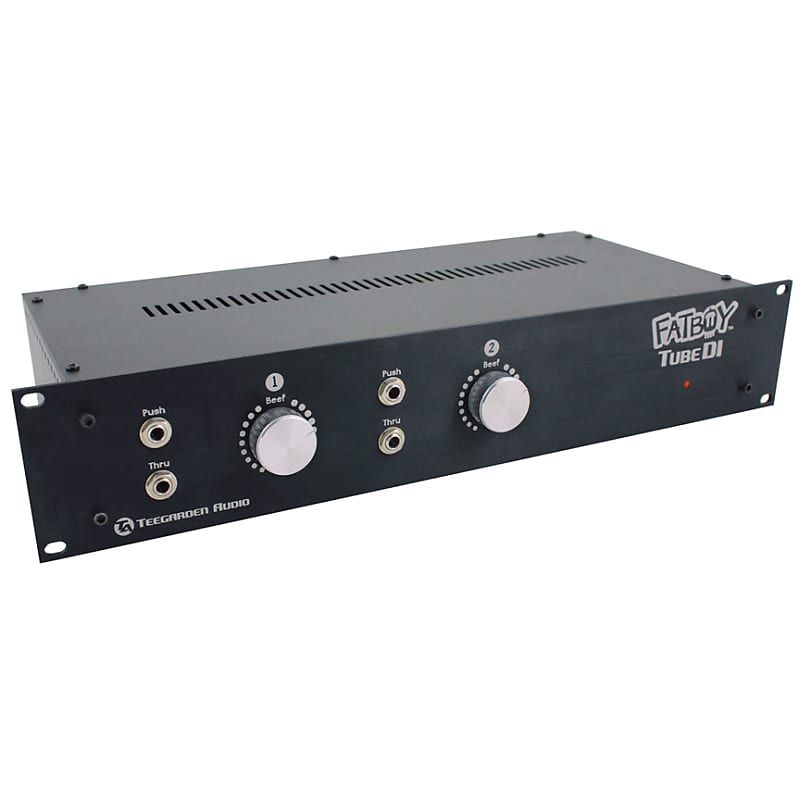 Teegarden Audio Fatboy Stereo Rackmount Tube Direct Box Reverb