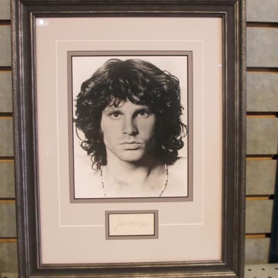 Autograph & Photo Jim Morrison 1967 Black image 1