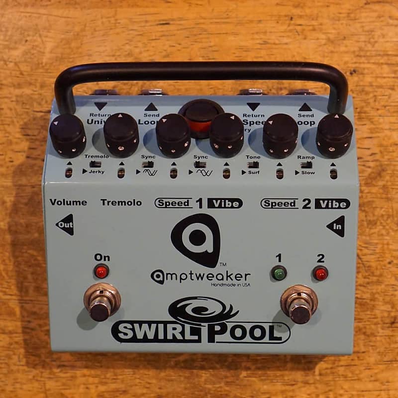 Amptweaker SwirlPool Tremolo/Vibe Guitar Effects Pedal - Used